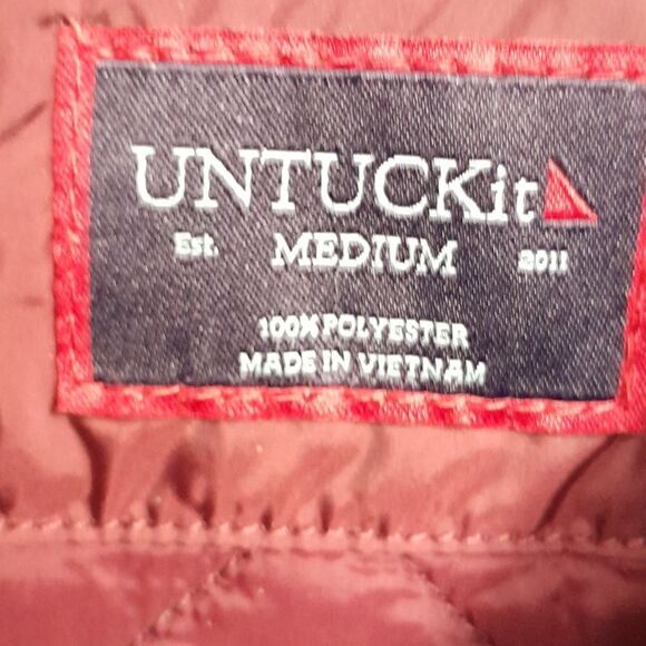 Untuckit Quilted Wynnwood Jacket...size M - Picture 2 of 9